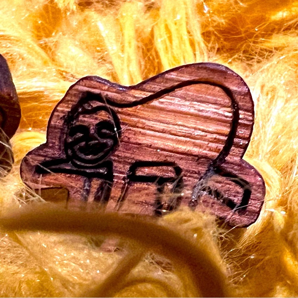 Costa Rican sloth earrings